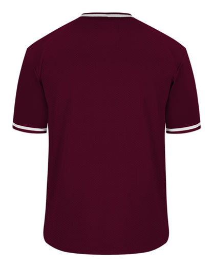 Alleson Athletic Youth Vintage Jersey 2974 #color_Maroon/ Maroon/ White