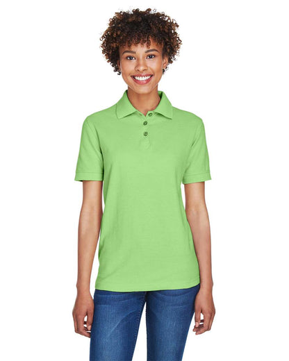 UltraClub Women's Whisper Pique Polo 8541 #colormdl_Apple