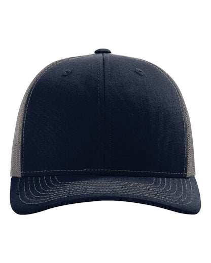 Richardson Snapback Trucker Cap 112 #color_Navy/ Charcoal