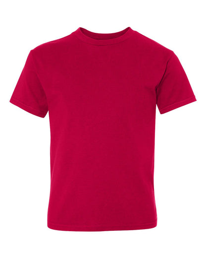 Hanes Youth Perfect-T T-Shirt 498Y #color_Deep Red