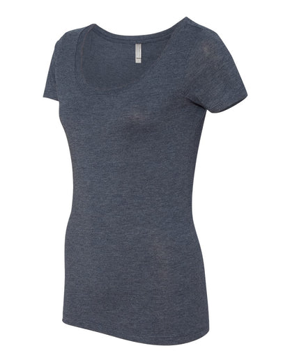 Next Level Women’s Triblend Scoop Neck T-Shirt 6730 #color_Vintage Navy