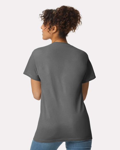 Gildan Unisex Ultra Cotton® Pocket T-Shirt 2300 #colormdl_Charcoal