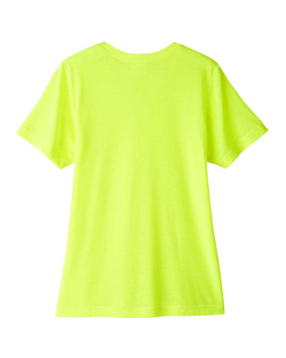 CORE365 Women's Fusion ChromaSoft™ Performance T-Shirt CE111W #color_Safety Yellow