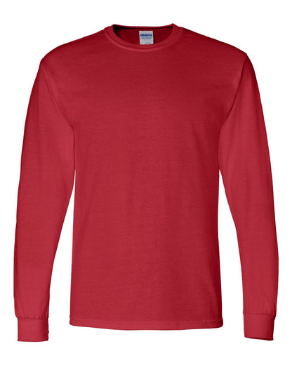 Gildan Unisex DryBlend® 50/50 Long Sleeve T-Shirt 8400 #color_Red