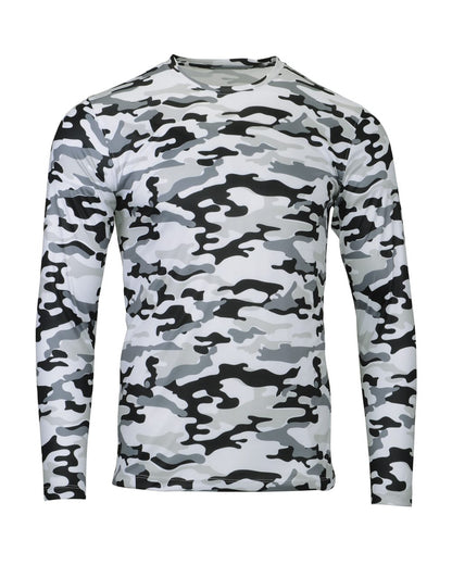 Paragon Men's Woodland Performance Long Sleeve T-Shirt 238 #color_Arctic Camo