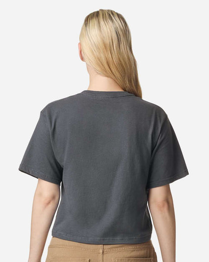 American Apparel Women's Fine Jersey Boxy Tee 102 #colormdl_Asphalt