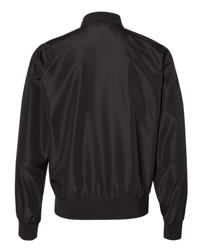 Independent Trading Co. Unisex Lightweight Bomber Jacket EXP52BMR #color_Black