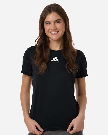 Adidas Women's Pregame T-Shirt AT102 #colormdl_Black/ White