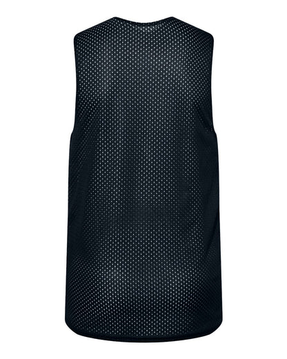 C2 Sport Youth Reversible Mesh Tank 5228 #color_Black/ White