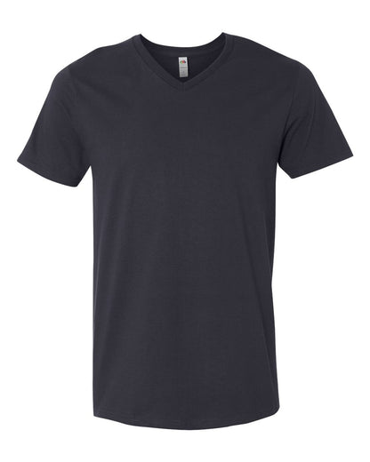 Fruit of the Loom Sofspun® V-Neck T-Shirt SFVR #color_J. Navy