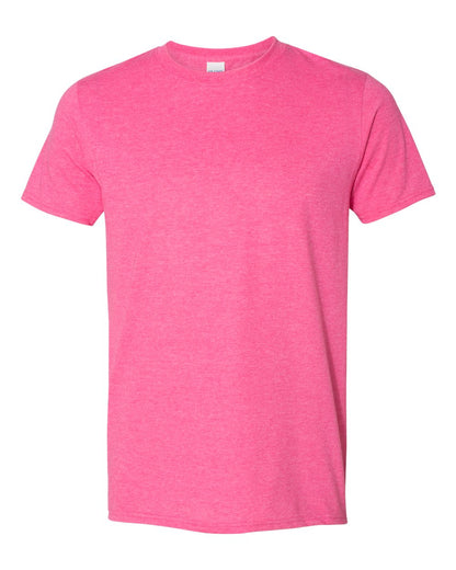 Gildan Unisex Softstyle® T-Shirt 64000 #color_Heather Heliconia