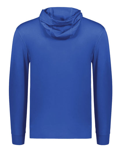 Holloway Youth Eco Revive™ Ventura Soft Knit Hooded Sweatshirt 222698 #color_Royal