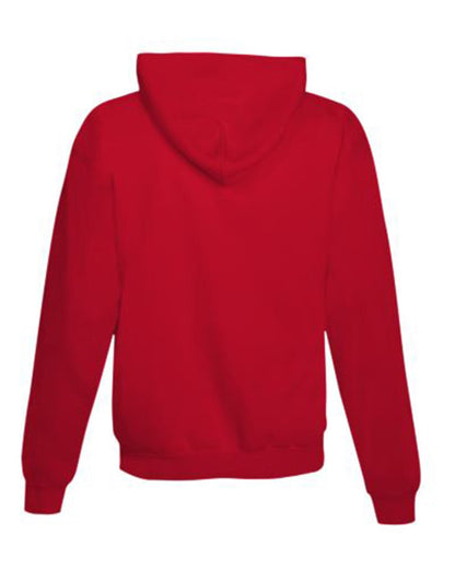 Hanes Unisex EcoSmart® Hooded Sweatshirt P170 #color_Athletic Red