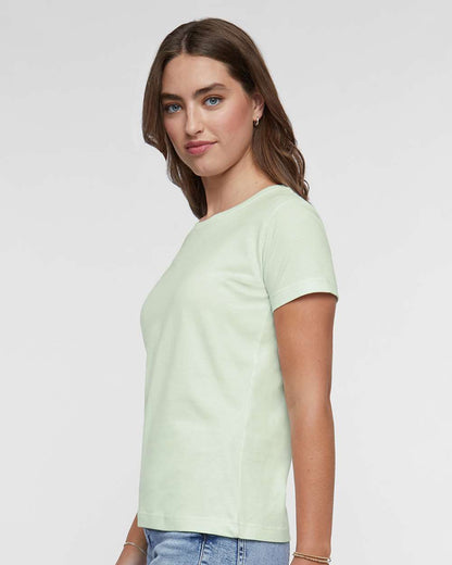 LAT Women's Fine Jersey Tee 3516 #colormdl_Honeydew