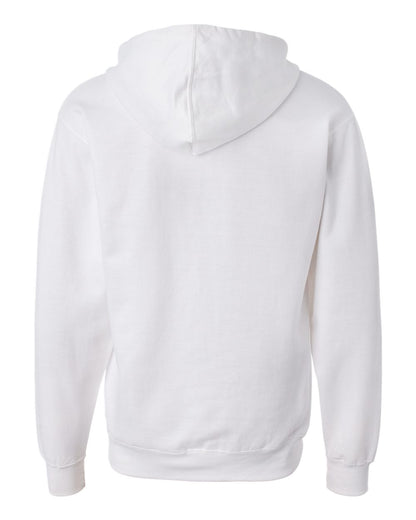 Independent Trading Co. Midweight Full-Zip Hooded Sweatshirt SS4500Z #color_White