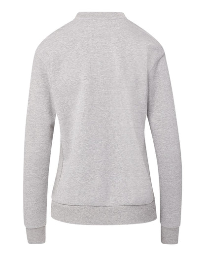MV Sport Women's Raelynn Cloud Fleece Crewneck Sweatshirt W23140 #color_Heather Grey