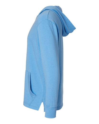 LAT Unisex Vintage Wash Fleece Hoodie Sweatshirt 6936 #color_Washed Tradewind