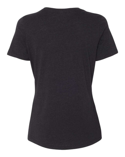 BELLA + CANVAS Women’s Relaxed Fit Heather CVC Tee 6400CVC #color_Black Heather