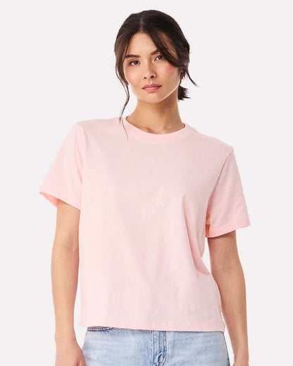 BELLA + CANVAS Women's 6 oz Heavyweight Tee 6110 #colormdl_Soft Pink