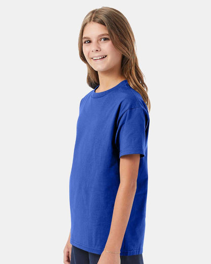 Hanes Authentic Youth T-Shirt 5450 #colormdl_Deep Royal