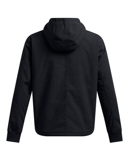 Under Armour Men's Icon Fleece Jacket 1387568 #color_Black/ Black