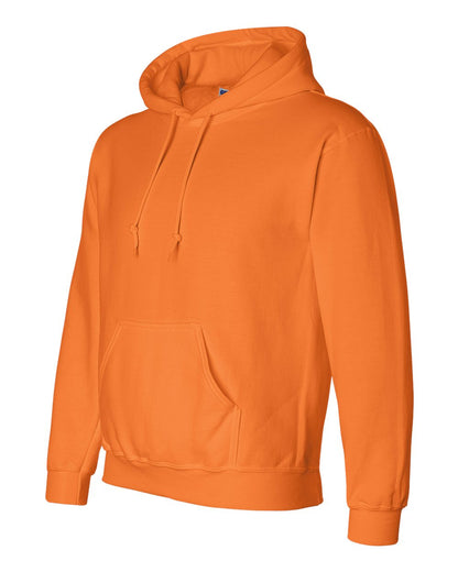 Gildan Unisex DryBlend® Hooded Sweatshirt 12500 #color_Safety Orange