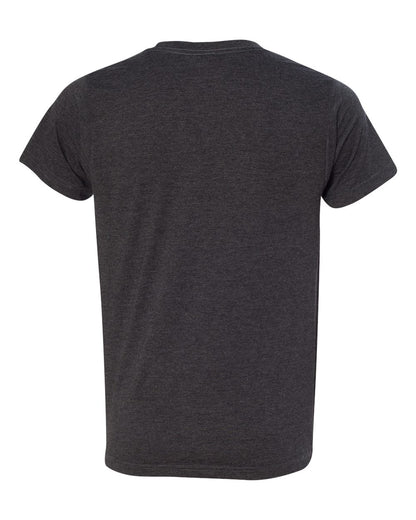 Bayside USA-Made 50/50 Fine Jersey T-Shirt 5010 #color_Heather Charcoal