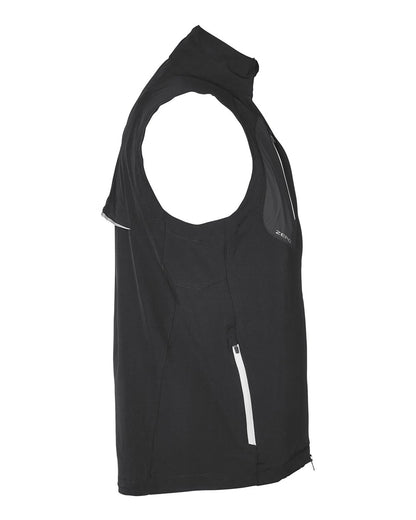 Zero Restriction Men's Full-Zip Vest W1009Z #color_Black