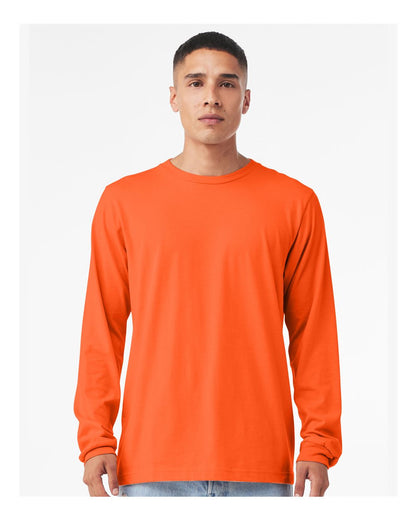 BELLA + CANVAS Jersey Long Sleeve Tee 3501 #colormdl_Orange