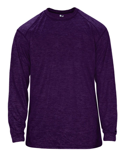 Badger Tonal Blend Long Sleeve T-Shirt 4174 #color_Purple Tonal Blend