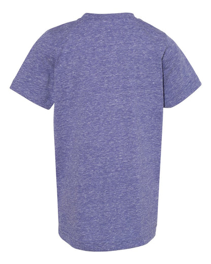 LAT Youth Harborside Mélange Tee 6191 #color_Purple Melange