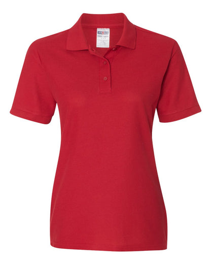JERZEES Women's Easy Care Piqué Polo 537WR #color_True Red