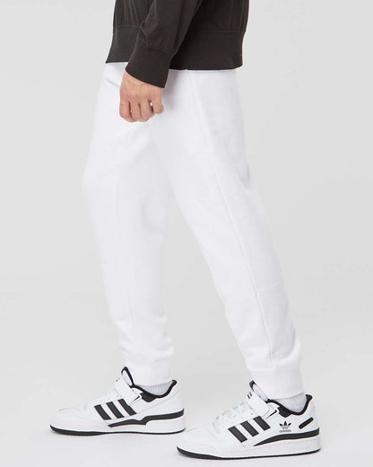 Independent Trading Co. Men's Midweight Fleece Sweatpants IND20PNT #colormdl_White