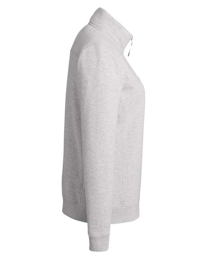 vineyard vines Women’s Collegiate Shep Quarter-Zip Sweatshirt K002795 #color_Grey Heather