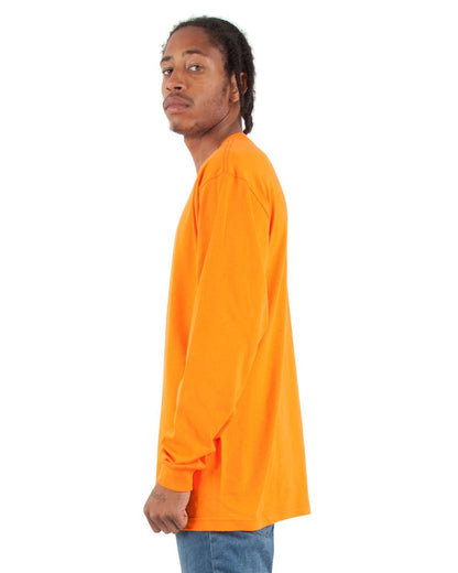 Shaka Wear Unisex Active Long Sleeve T-Shirt SHALS #colormdl_Orange