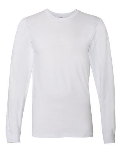 American Apparel Unisex Fine Jersey Long Sleeve Tee 2007 #color_White