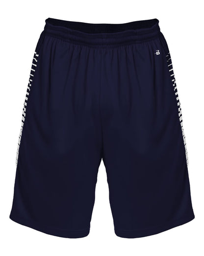 Badger Lineup Shorts 4212 #color_Navy