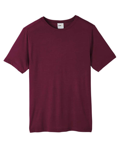 CORE365 Unisex Fusion ChromaSoft™ Performance T-Shirt CE111 #color_Burgundy