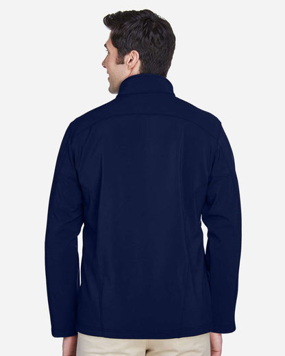 CORE365 Men's Cruise Two-Layer Fleece Bonded Soft Shell Jacket 88184 #colormdl_Classic Navy