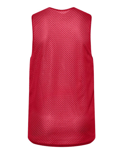 C2 Sport Youth Reversible Mesh Tank 5228 #color_Red/ White