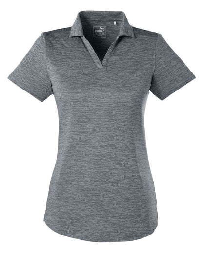 Puma Golf Women's Icon Heather Polo 596802 #color_Quiet Shade