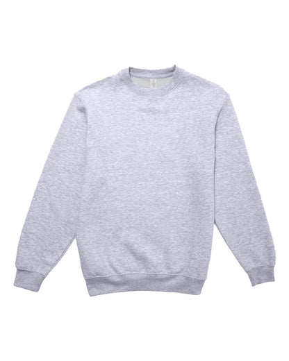 Lane Seven Unisex Premium Crewneck Sweatshirt LS14004 #color_Heather Grey