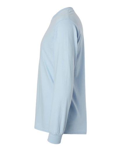 Gildan Unisex Ultra Cotton® Long Sleeve T-Shirt 2400 #color_Light Blue