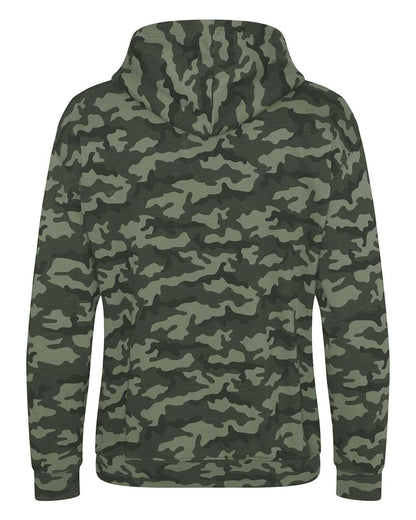 AWDis Unisex Camo Hooded Sweatshirt JHA014 #color_Green Camo