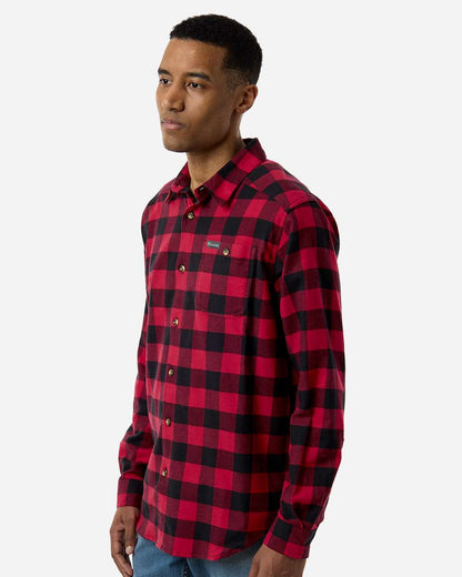 Columbia Men's Cornell Woods™ Flannel Shirt 161795 #colormdl_Mountain Red Buffalo Check