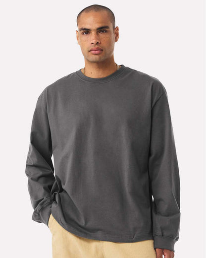 BELLA + CANVAS Unisex 7.5 oz Heavyweight Long Sleeve Tee 4651 #colormdl_Asphalt