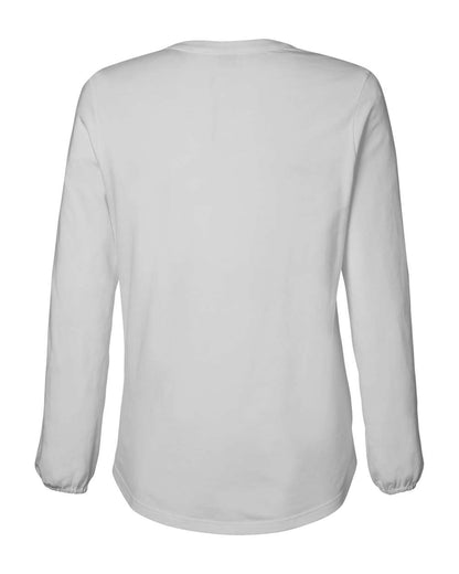 Devon & Jones Women's Raleigh Half-Placket Knit Top DP122W #color_Grey