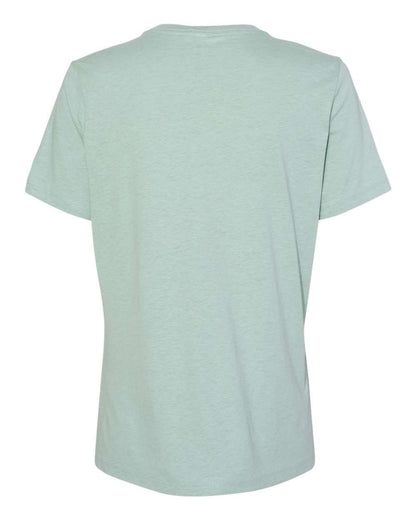 BELLA + CANVAS Women’s Relaxed Fit Heather CVC Tee 6400CVC #color_Heather Prism Dusty Blue