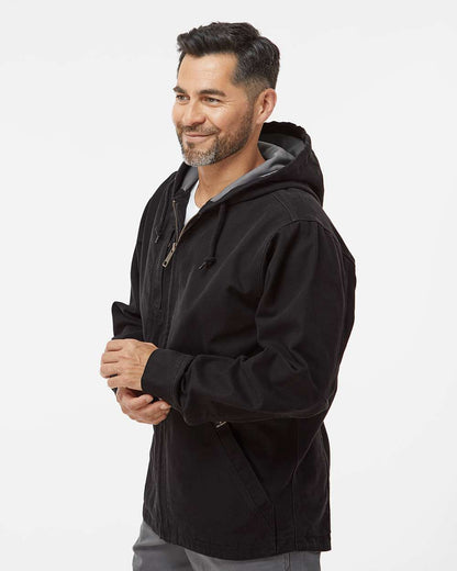 DRI DUCK Laredo Boulder Cloth™ Canvas Jacket with Thermal Lining Tall Sizes 5090T #colormdl_Black