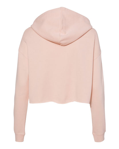 Independent Trading Co. Women’s Lightweight Crop Hooded Sweatshirt AFX64CRP #color_Blush